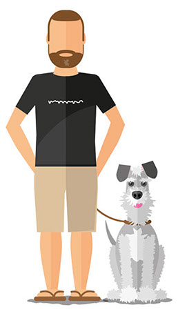 me and my dog